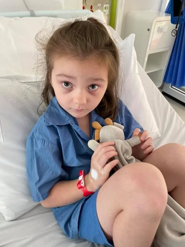 Meagan with her daughter, Harper